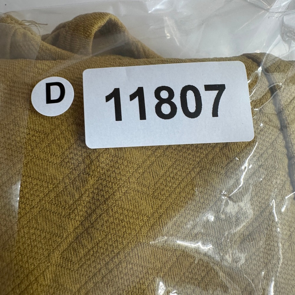 NEW LuLaRoe Carly Dress Mustard Yellow Textured Pocket Tunic Top 2XL FLAWS - Picture 10 of 10